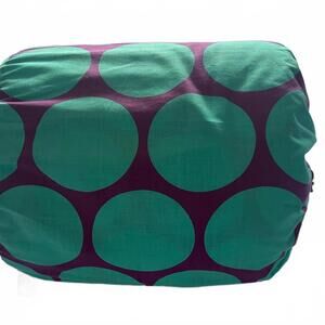 Teal and Purple Polka Dot Kids Sleeping Bag